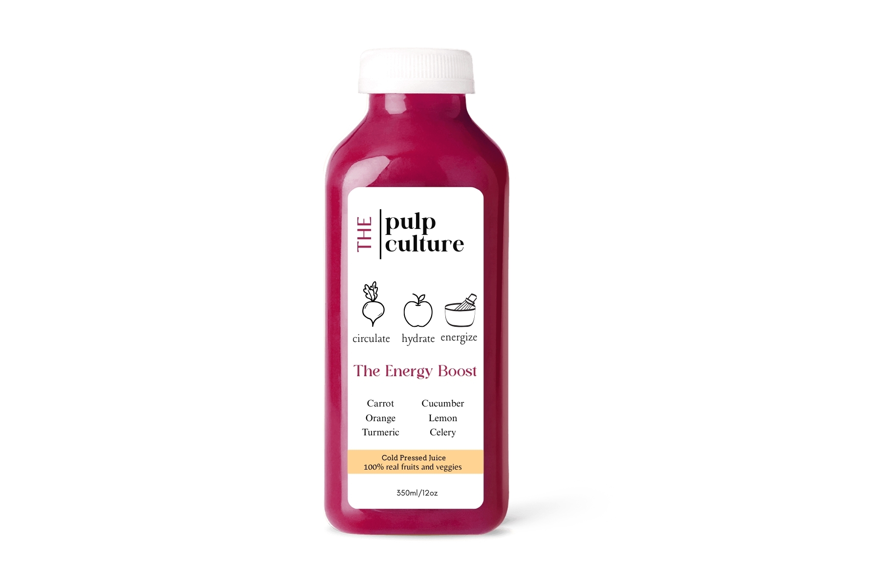 The Energy Boost cold-pressed juice