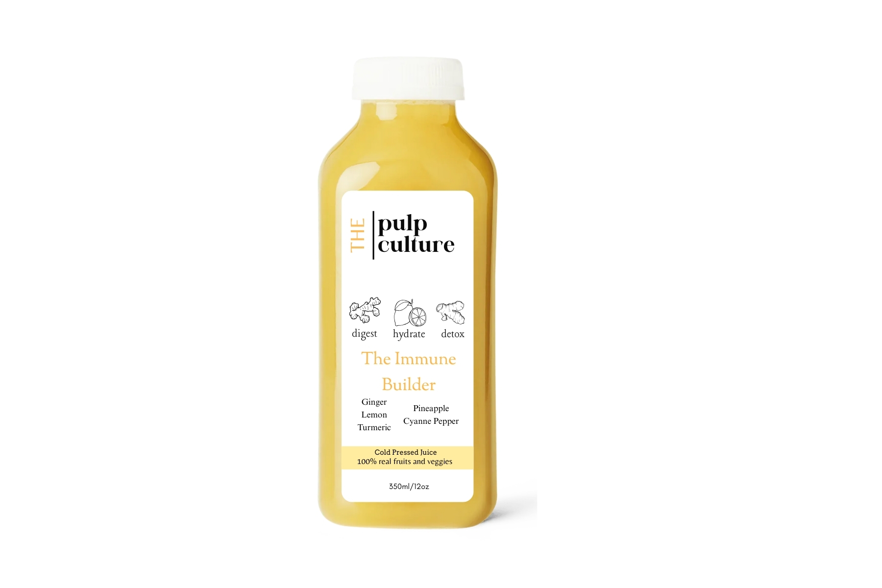 The Immune Builder cold-pressed juice